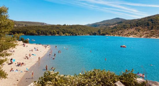 Plage de Bauduen