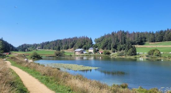 Plage du Lac de Lamoura