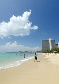 Gebiet Waikiki Beach