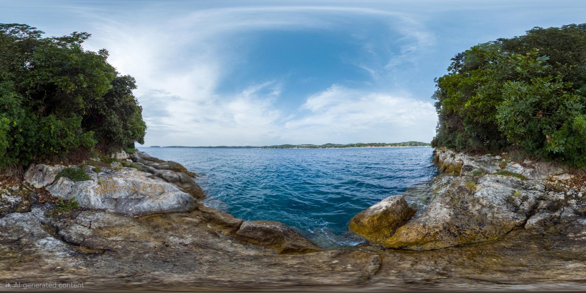 Foto von Knez beach befindet sich in natürlicher umgebung