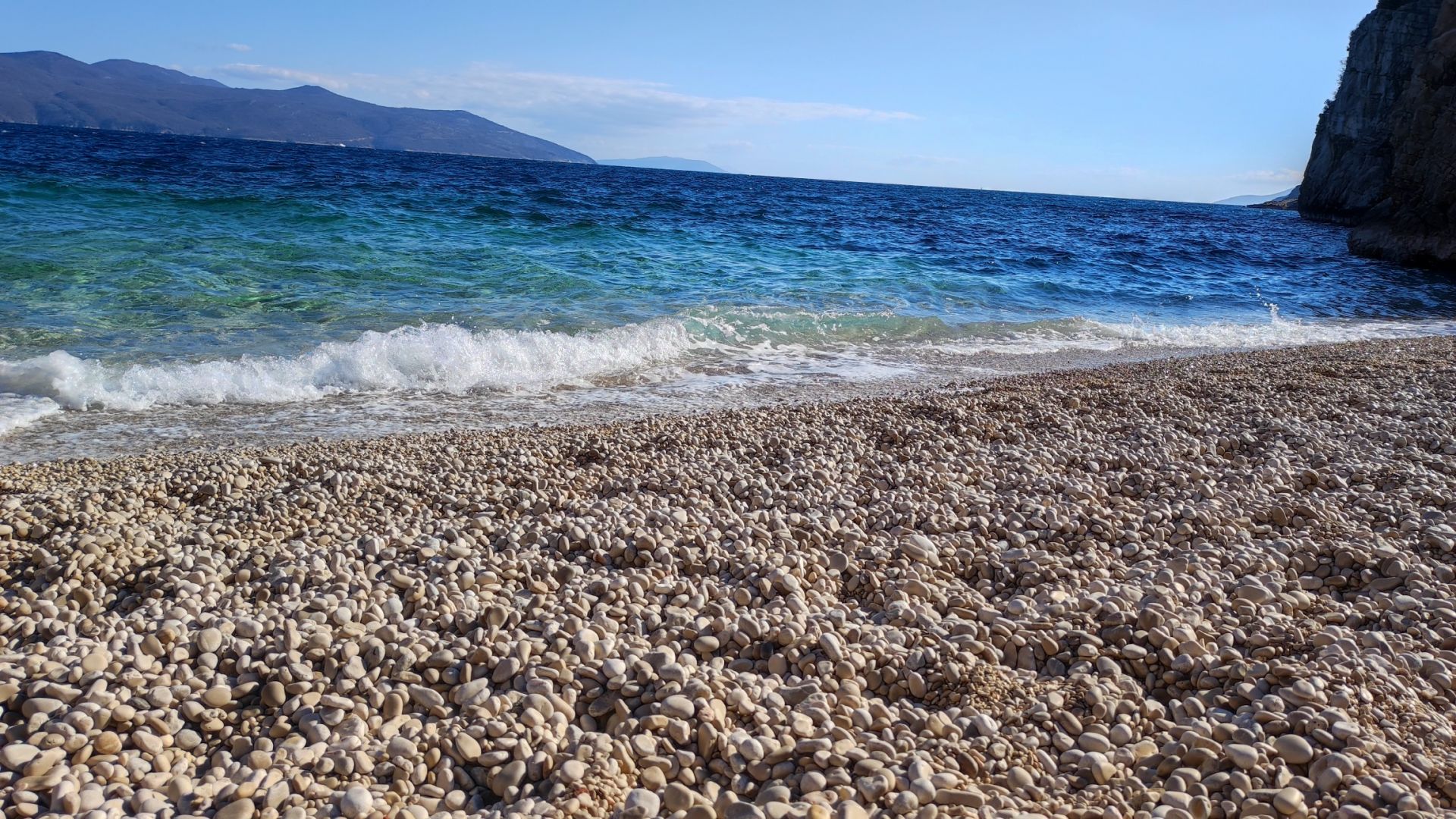 Foto von Klancac beach mit sehr sauber Sauberkeitsgrad