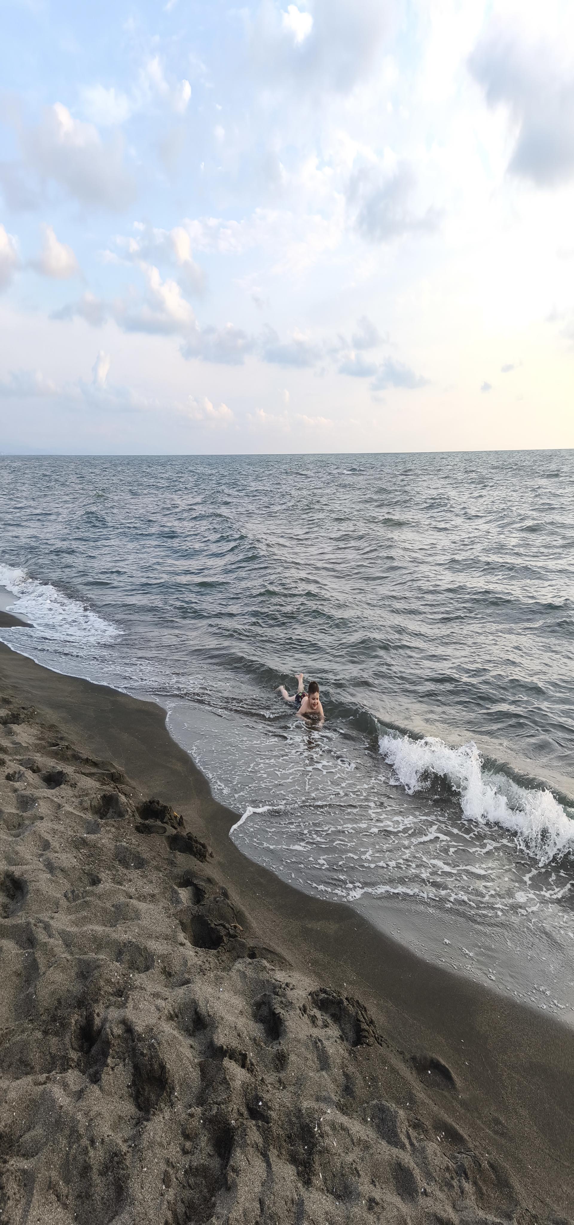 Foto von Shekvetili beach mit lange, gerade küste