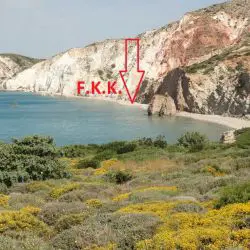 Foto von Firiplaka beach wilde gegend