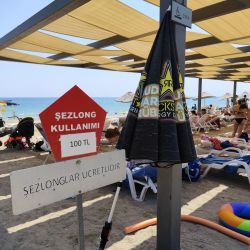 Foto von Belek Public beach mit lange, gerade küste