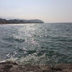 Foto von Konaklı Beach und die siedlung