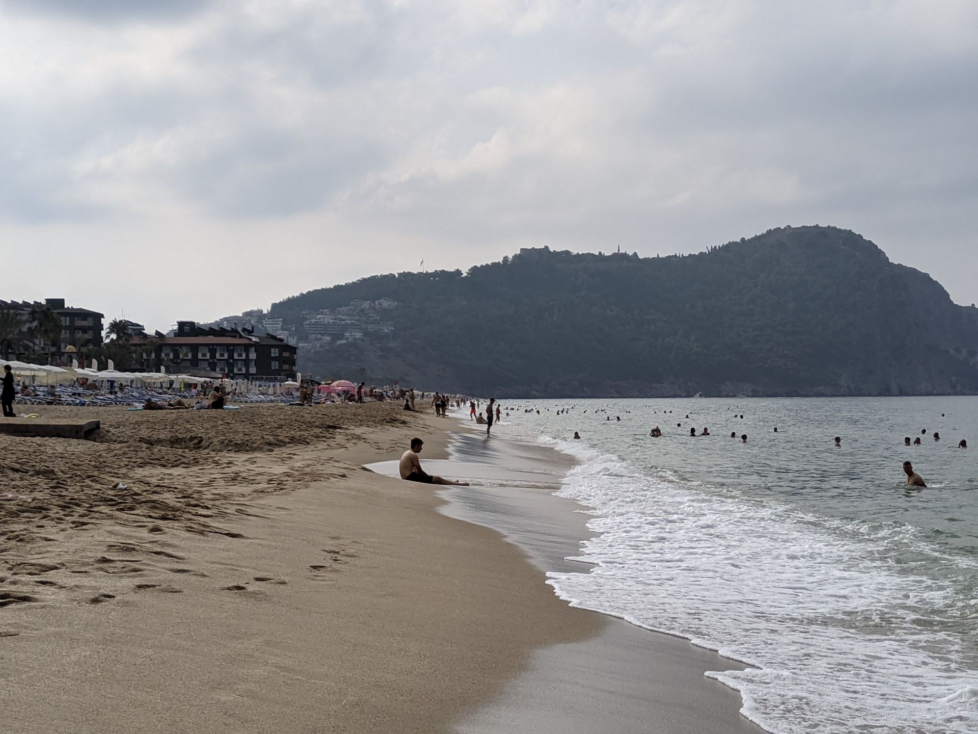 Foto von Kleopatra Strand und die siedlung